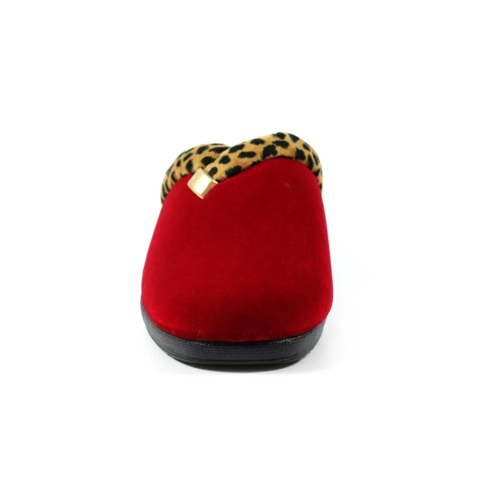 Leopard Michelle Mule