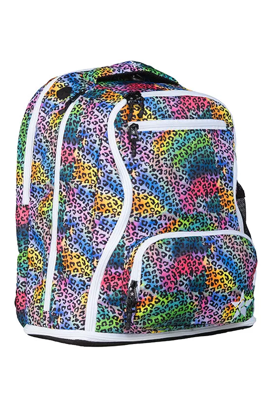 Limited Edition Jungle Rebel Dream Bag Plus in Rainbow Design with White Zipper