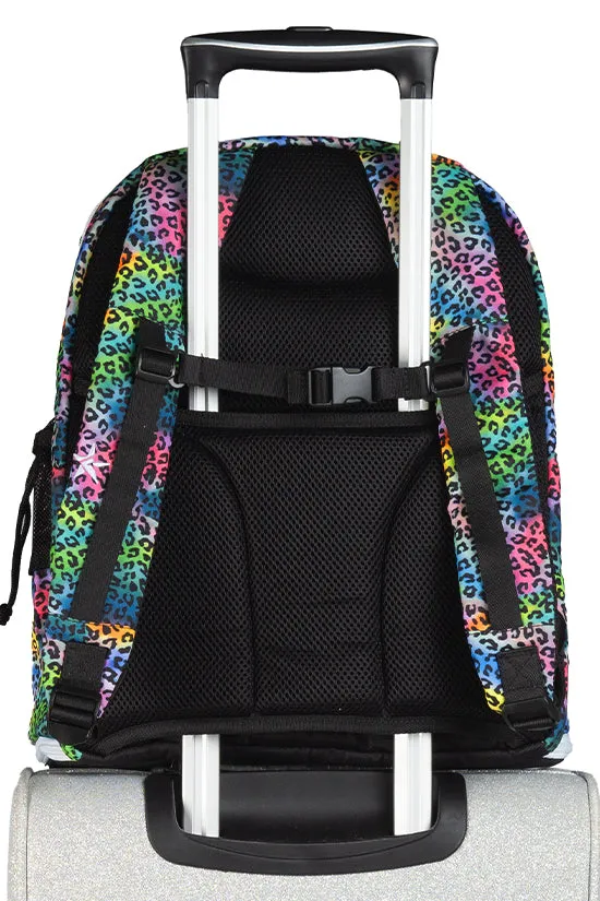 Limited Edition Jungle Rebel Dream Bag Plus in Rainbow Design with White Zipper