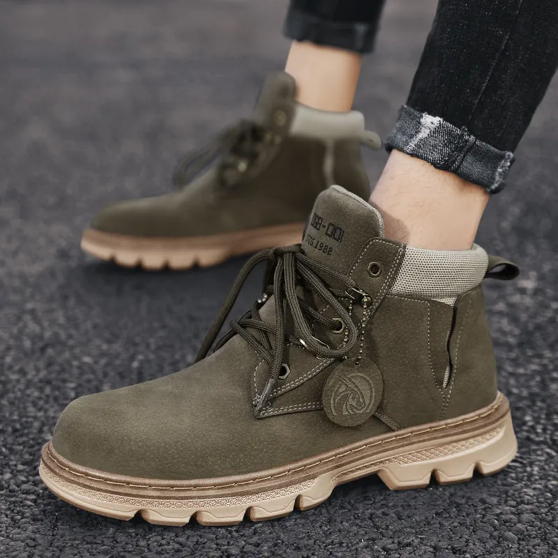 Men's Martin Boots Men's Retro Winter Casual Men