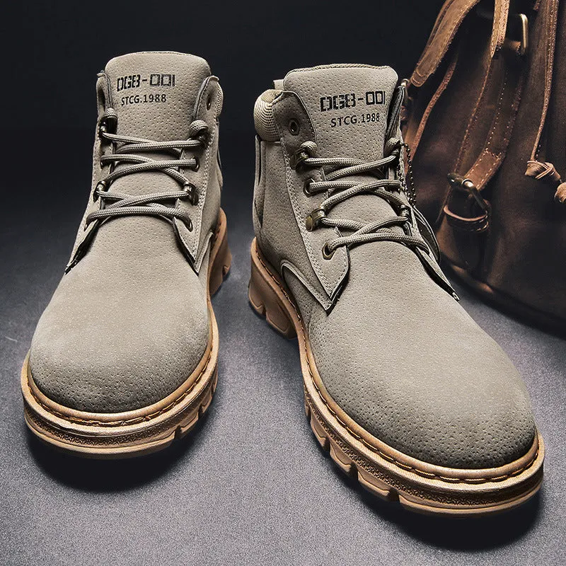 Men's Martin Boots Men's Retro Winter Casual Men