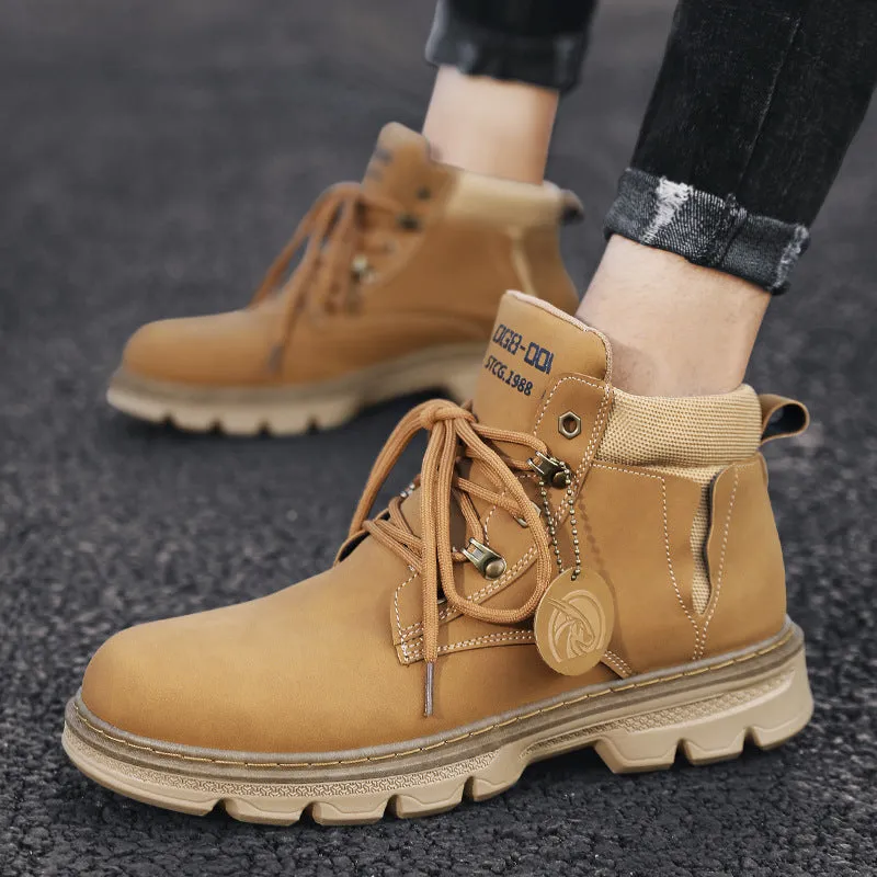 Men's Martin Boots Men's Retro Winter Casual Men