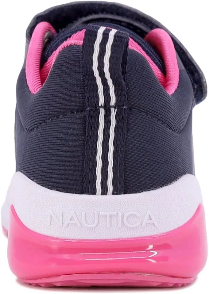Nautica Kids' Light-Up Flashing Sneaker Athletic Running Shoes with Strap | Fashionable and Fun for Boys and Girls | Available in Toddler and Little Kid Sizes