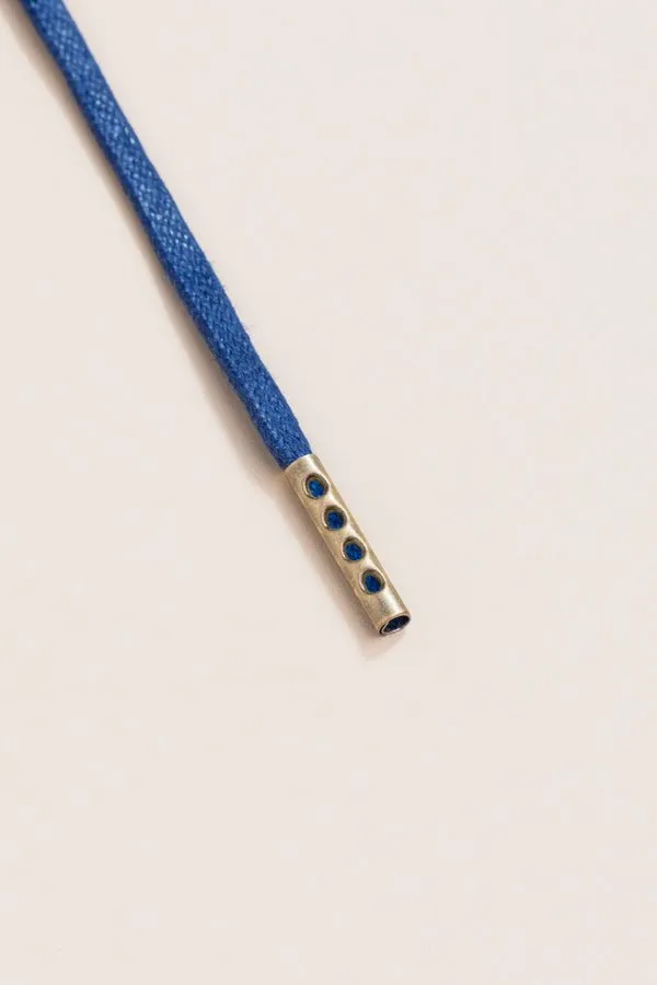 Navy | 4 mm Round Waxed Shoelaces