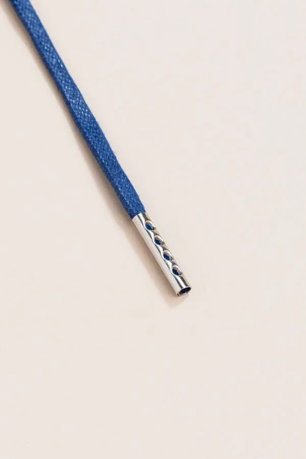Navy | 4 mm Round Waxed Shoelaces