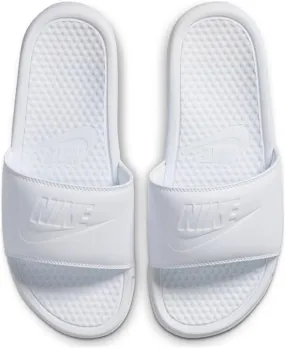 Nike Benassi Women's Slide Sandals (Numeric_8) White