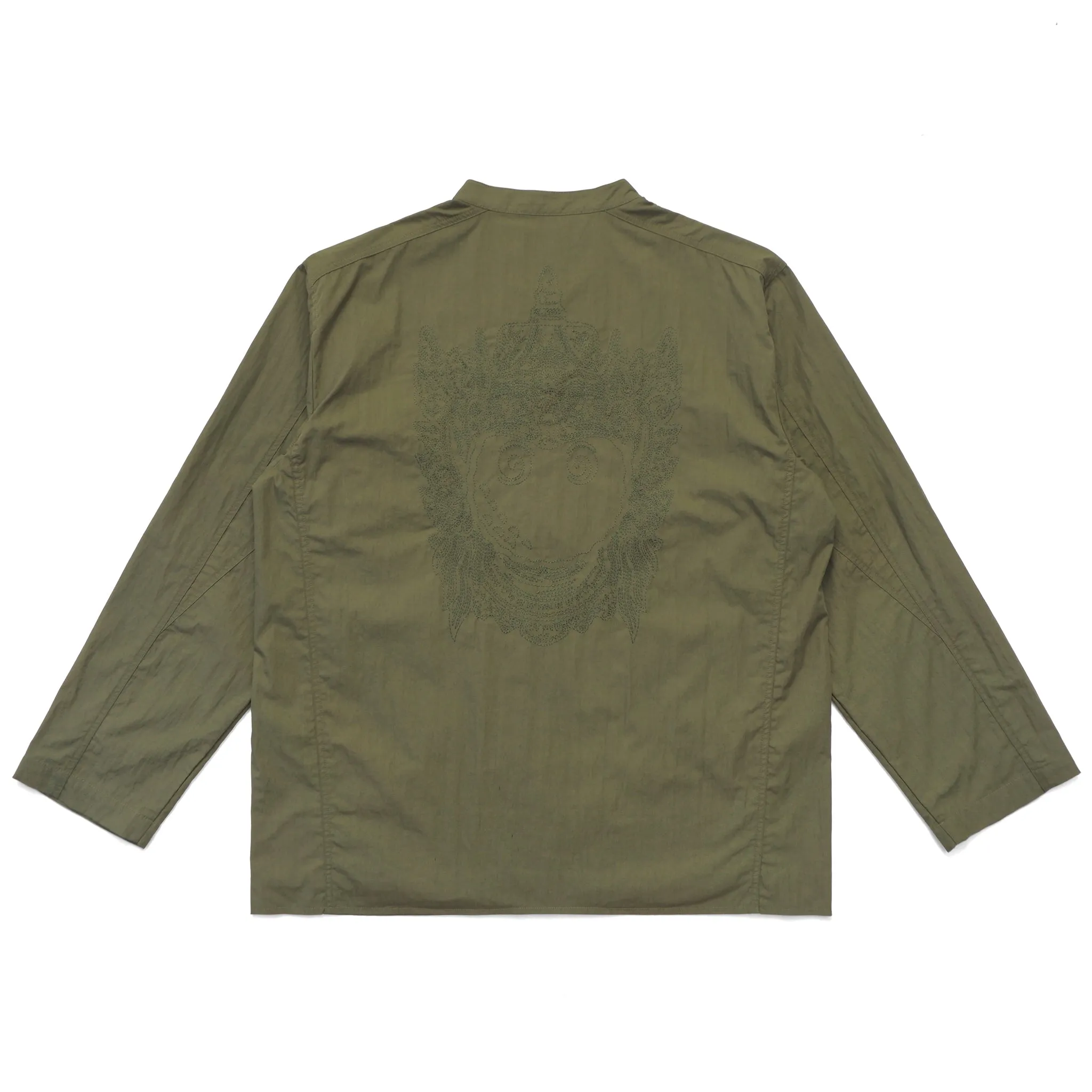 Nylon Band Collar Jacket