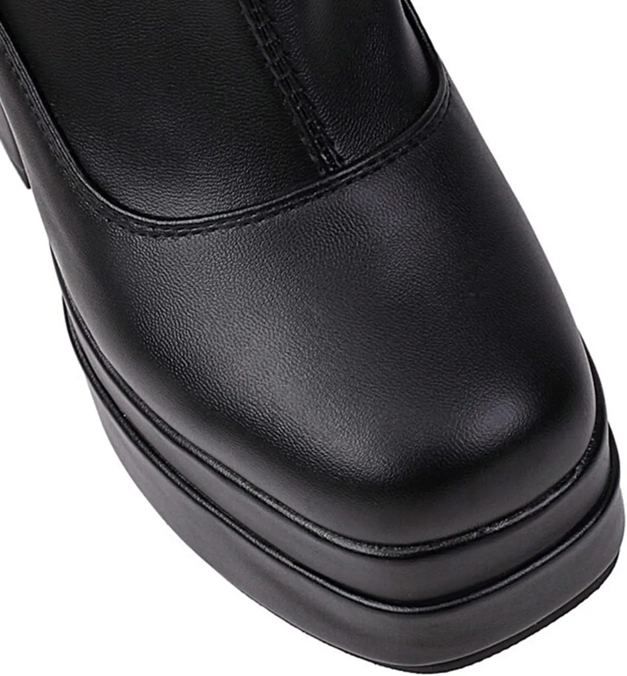 Platform Boots for Women Chunky Heel Over The Knee High Boots