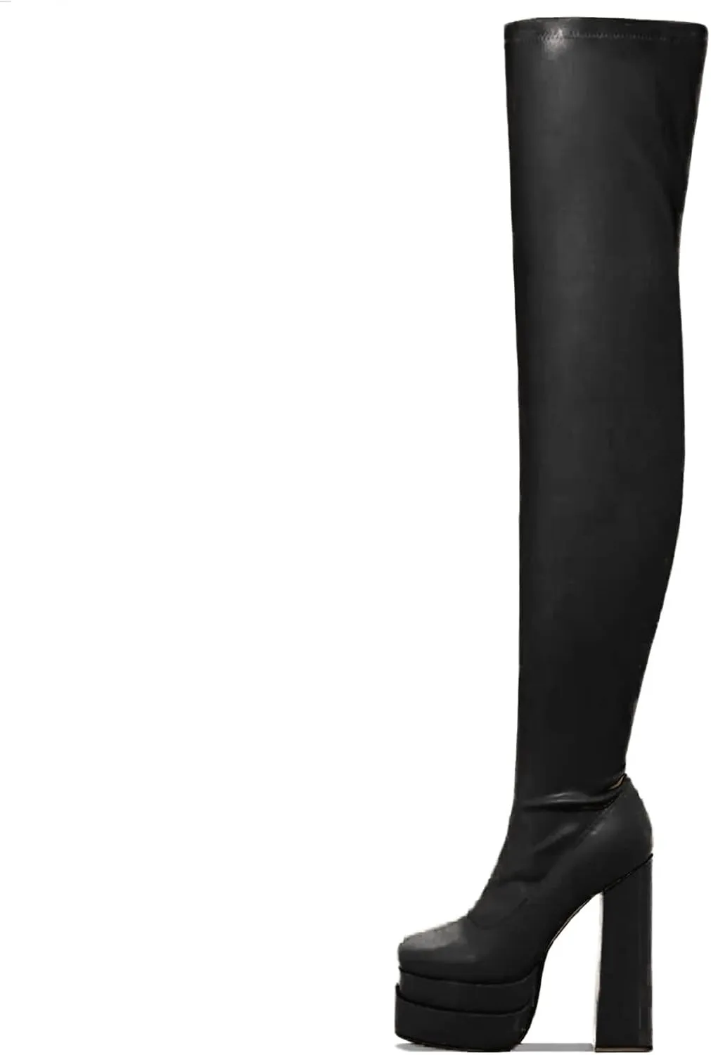 Platform Boots for Women Chunky Heel Over The Knee High Boots