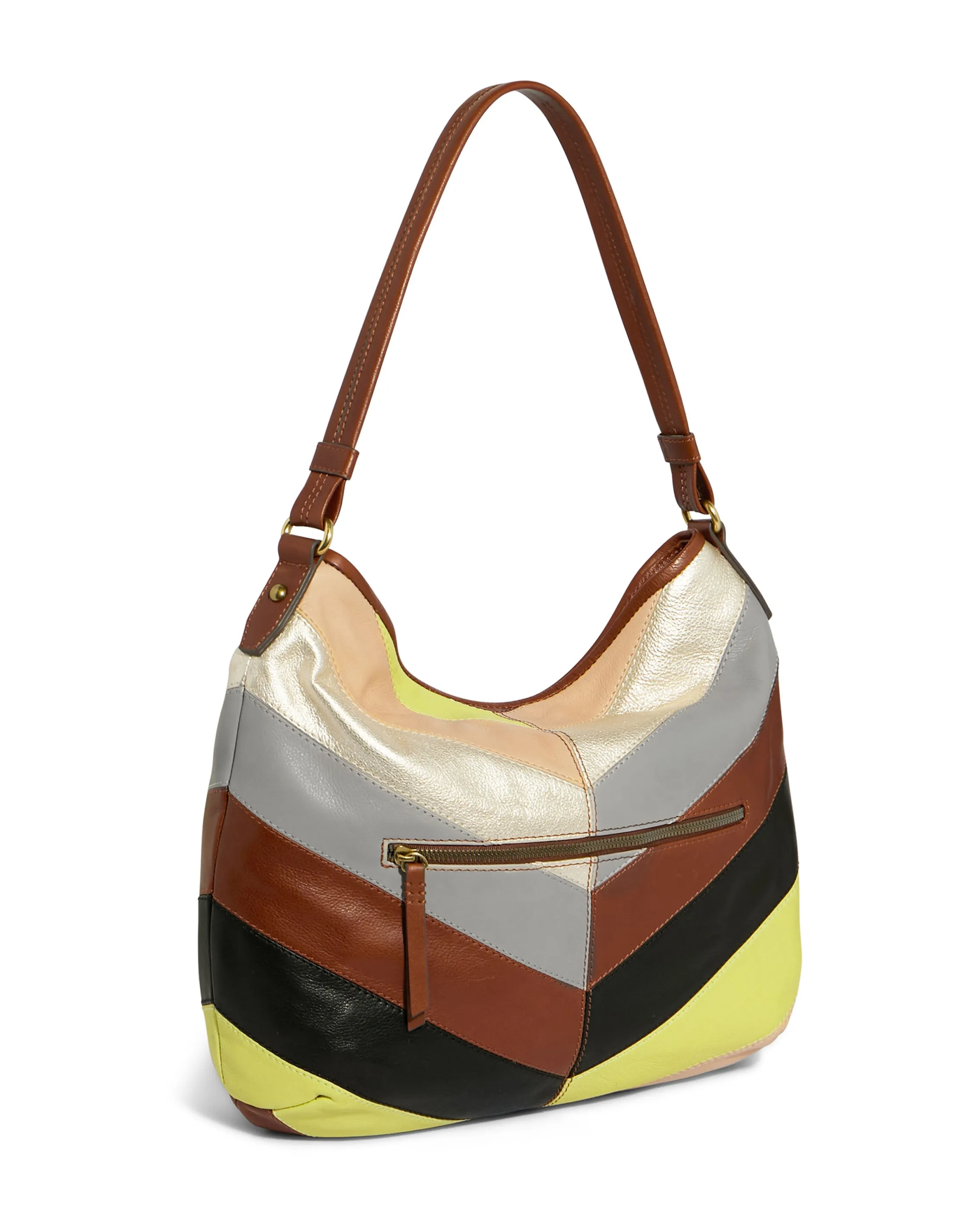 Raleigh Ziptop Patchwork Hobo