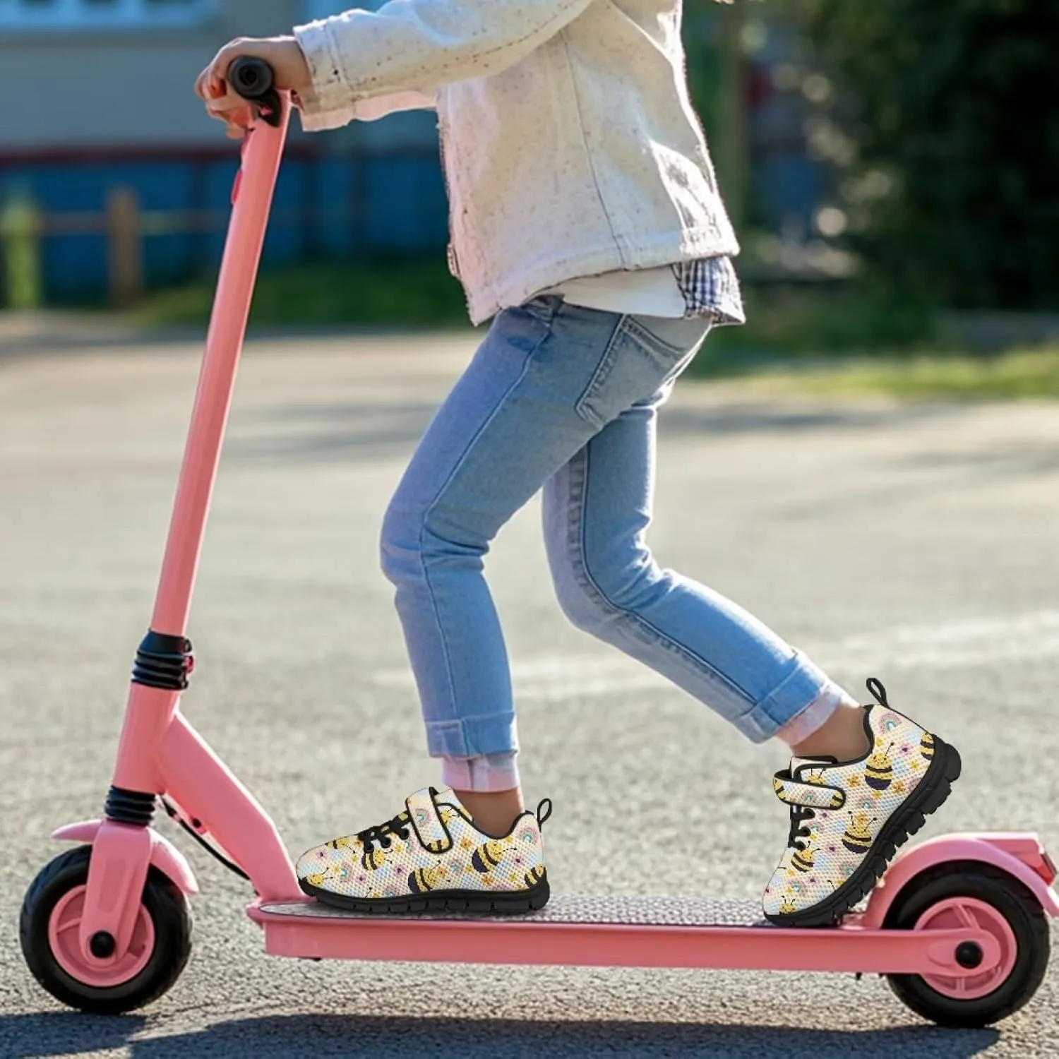 Toddler Boys Girls Shoes Strap Sneakers Single Buckle Tennis Shoes Lightweight Sports Athletic Sneakers for Kids