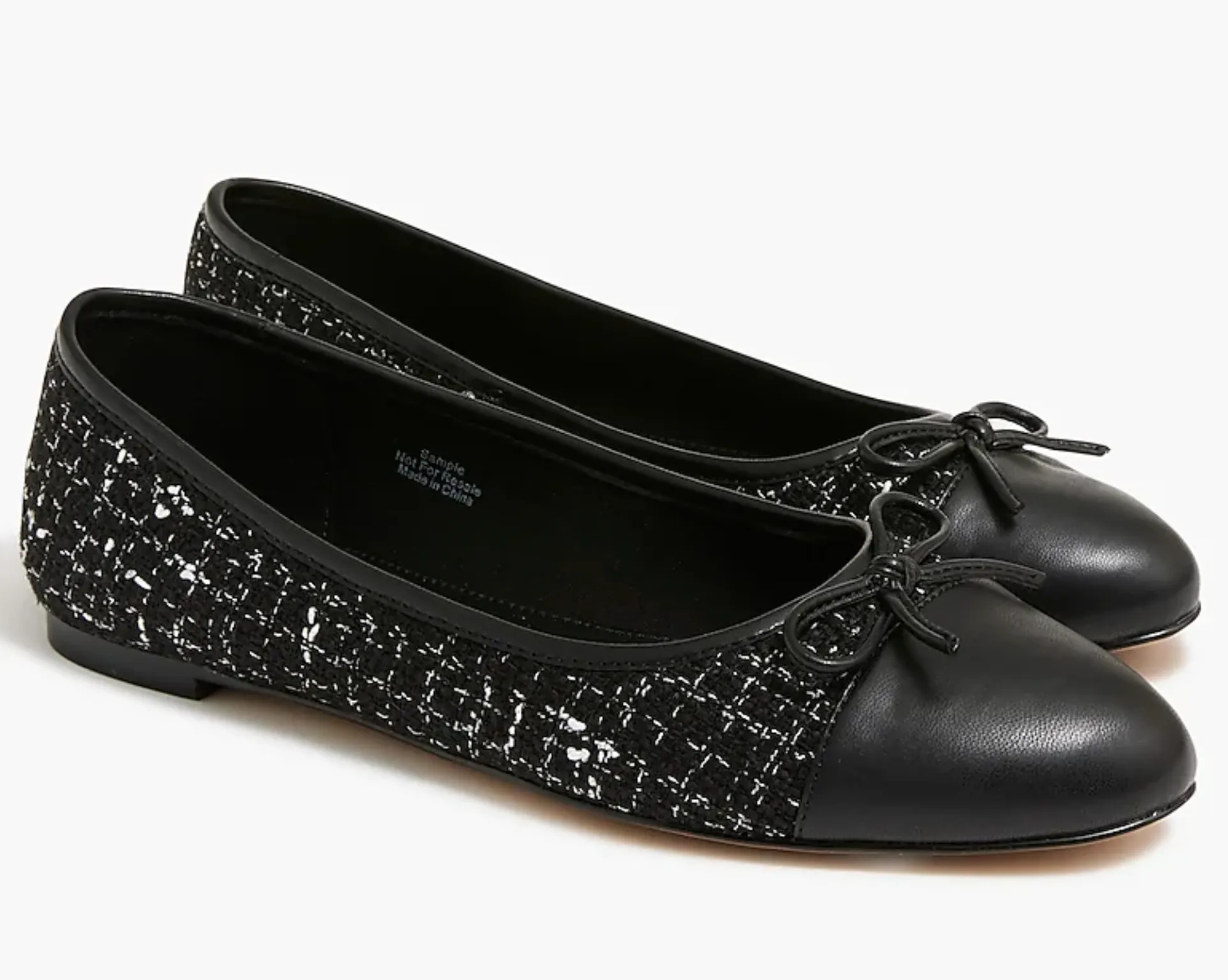 Tweed Ballet Flats