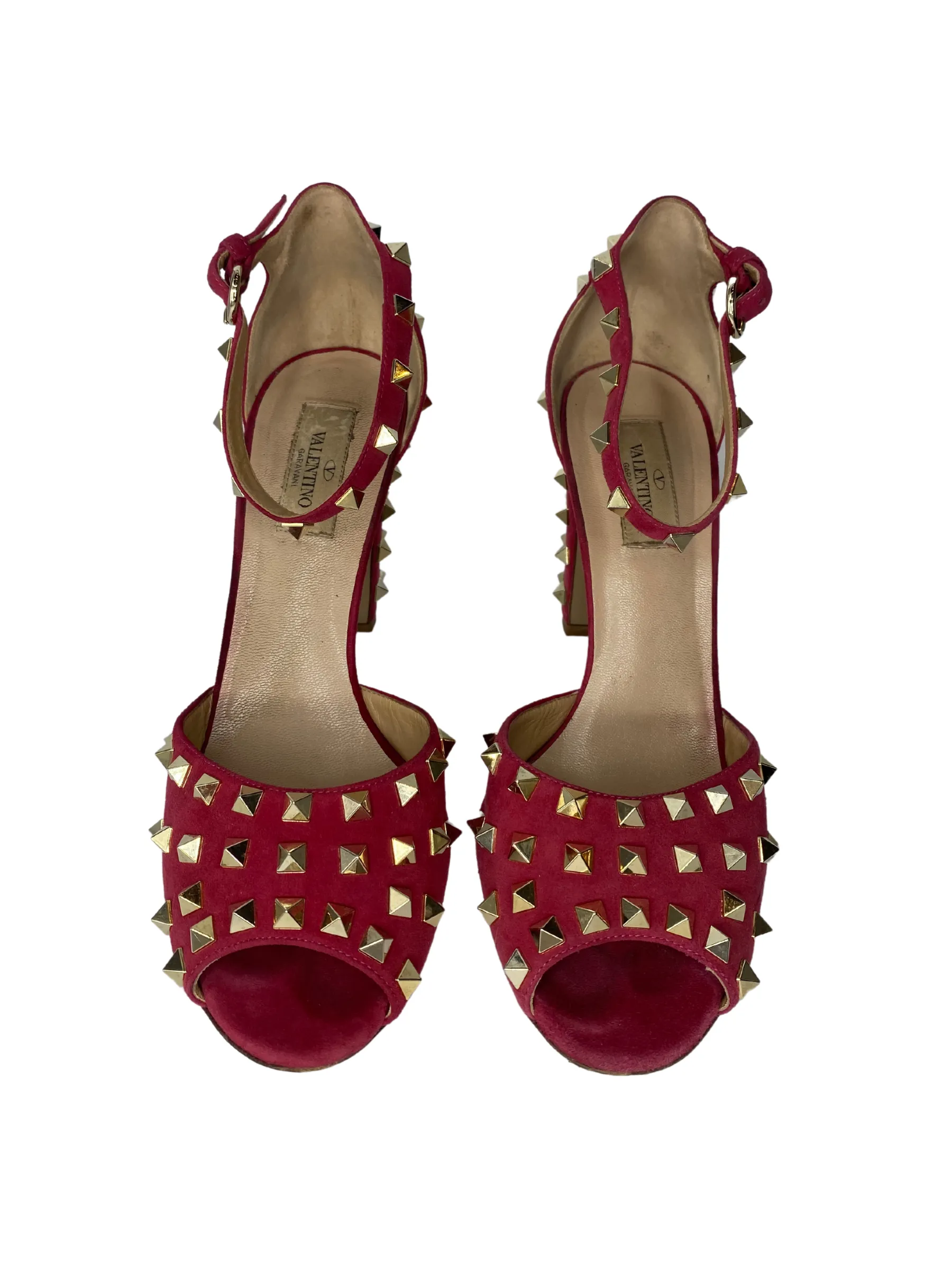 Valentino Rockstud Ankle Strap Pumps |US10|IT40|