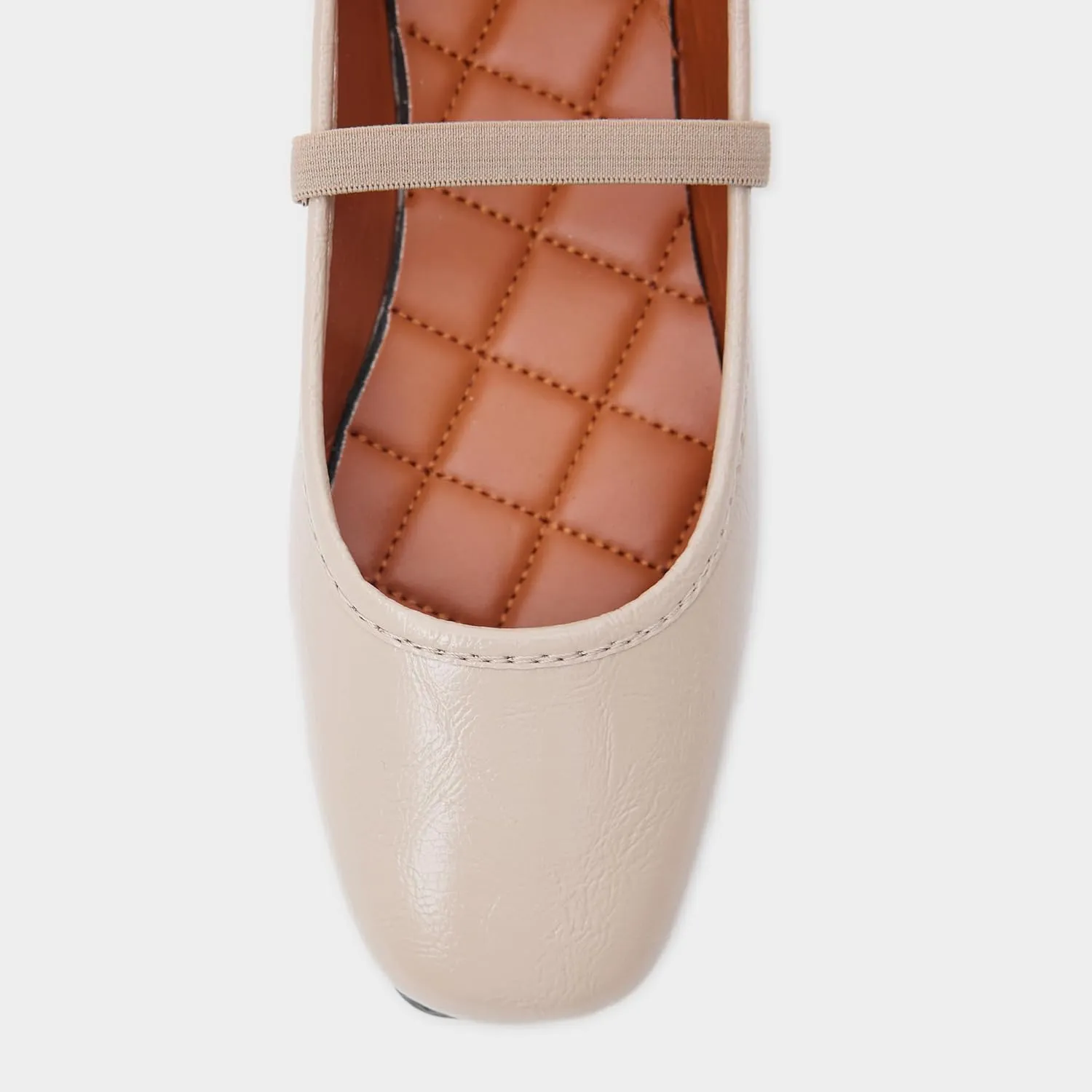 Women's Crinkle Patent Office Work Dress Casual Trending Pointed Ballet Comfort Soft Slip On Flats Shoes