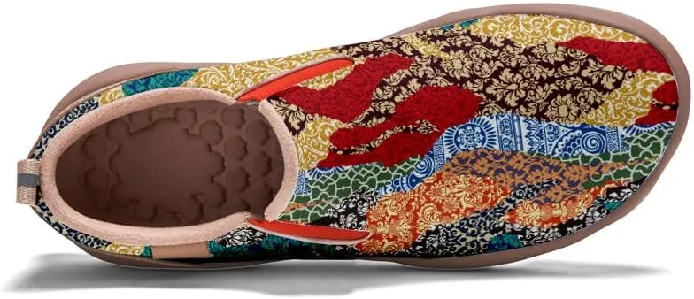 Women's Fashion Art Painted Shoes Slip On Round Toe Casual Loafers Lightweight Comfort Walking Travel Sneakers